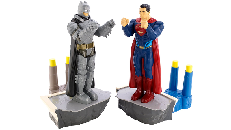 Illustration for article titled I Hope Every Batman v Superman Fight Plays Out LikeĀ Rock 'Em Sock 'Em Robots
